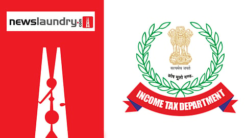 newslaundry and incometax department