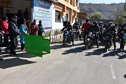 Flag off by Justice UU Lalit 