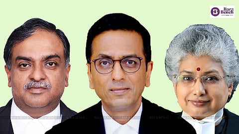 Justices Chandrachud, Vikram Nath & Nagarathna