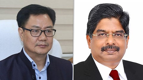 Kiren Rijiju and P Wilson