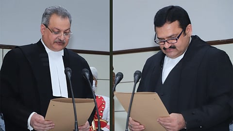 Justice Mohammad Akram Choudhary and Justice Mohan Lal Manhas
