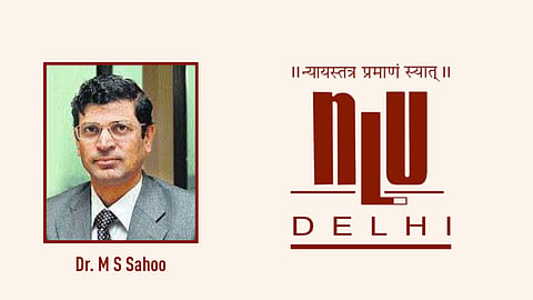 Dr. MS Sahoo, NLU Delhi