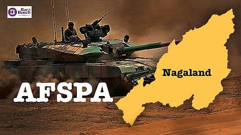 nagaland map with afspa, tanks