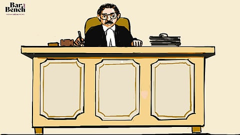 Judicial officers, court staff clean temple based on admin order from Buxar District and Sessions Judge