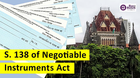 S. 138 of Negotiable, Bombay HC