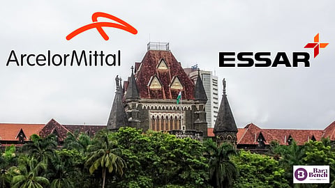 Arcelor Mittal, Essar Group (both logos) with Bombay High Court
