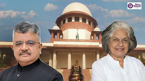 Solicitor General Tushar Mehta and Indira Jaising