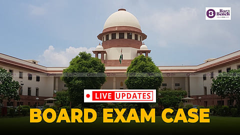 Board Exams: Plea in Supreme Court against holding classes 10, 12 board exams offline [LIVE UPDATES]