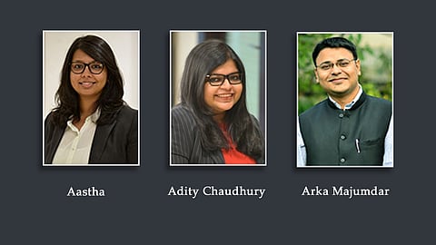 Aastha, Adity Chaudhury and Arka Majumdar