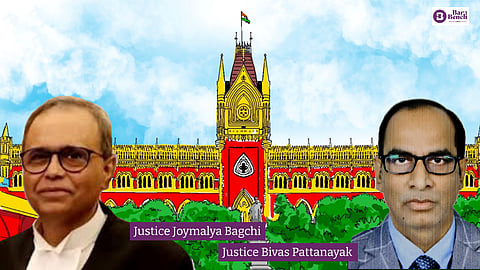 Justices Joymalya Bagchi and Bivas Pattanayak with Calcutta High Court