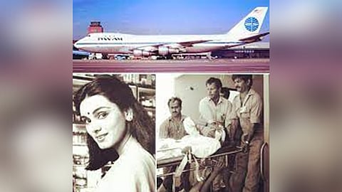 Pan Am plane and Neerja Bhanot