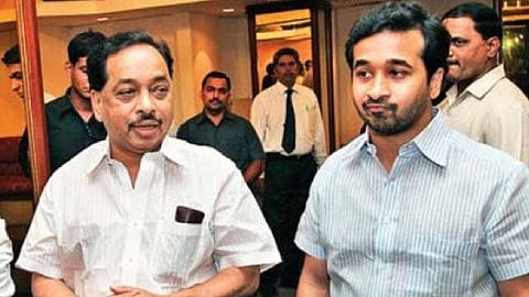 Narayan Rane, Nitesh Rane