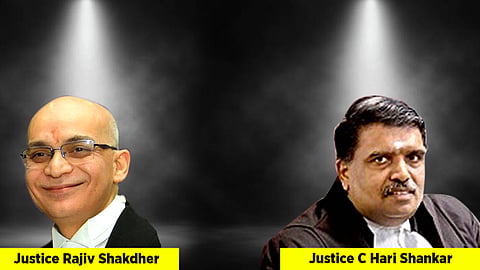 Justice Rajiv Shakdher and Justice C Hari Shankar