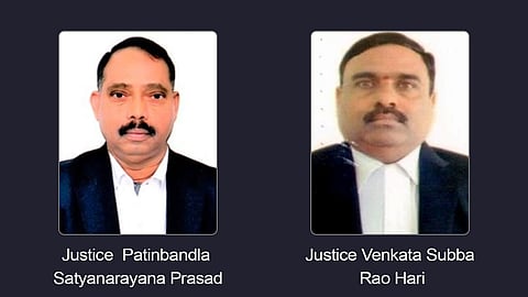 Justice Patinbandla Satyanarayana Prasad and Justice Venkata Subba Rao Hari