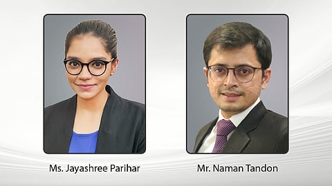 Ms. Jayashree Parihar and Mr. Naman Tandon