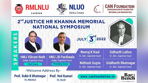 Justice HR Khanna Memorial Symposium