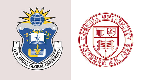 OP Jindal University and Cornell University
