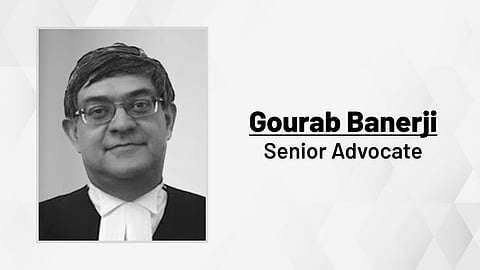 Senior Advocate Gourab Banerji