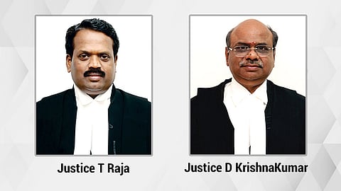 Justice T Raja and Justice D KrishnaKumar