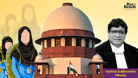 Justice Sudhanshu Dhulia, Supreme Court and hijab