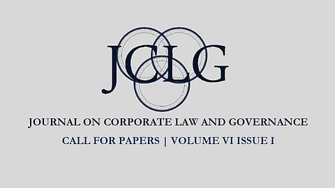Call for Papers: Journal on Corporate Law and Governance, NLUJ