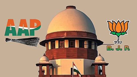 Central government blames Delhi government for leaking Manish Sisodia affidavit to press; Supreme Court puts freeze on further pleadings