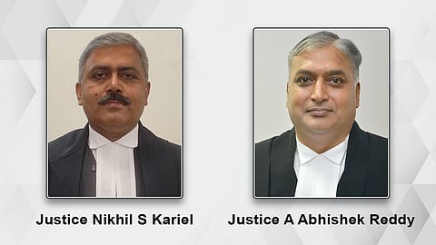 Justice Nikhil S Kariel and Justice A Abhishek Reddy