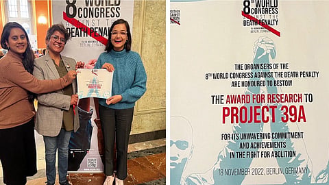 Project 39A, Award for Research