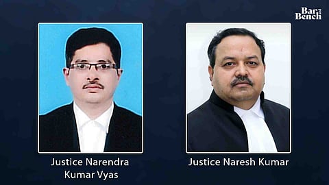 Justice Narendra Kumar Vyas and Justice Naresh Kumar