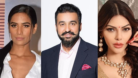 Poonam Pandey, Raj Kundra and Sherlyn Chopra