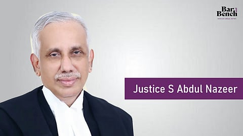 Justice S Abdul Nazeer