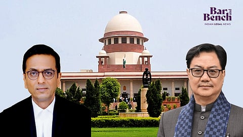 CJI, Supreme Court and Kiren Rijiju