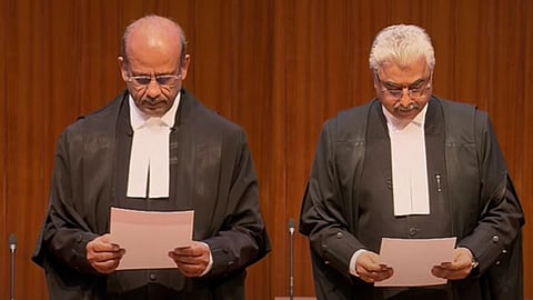 [BREAKING] Supreme Court at full strength after Justice Rajesh Bindal and Justice Aravind Kumar sworn in