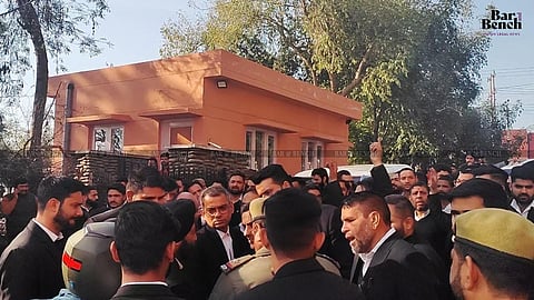 Jammu Lawyer's protest