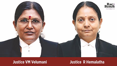  Justices VM Velumani and R Hemalatha