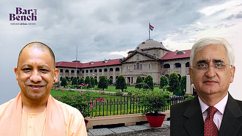 Allahabad HC with Salman Khurshid and Yogi Adityanath
