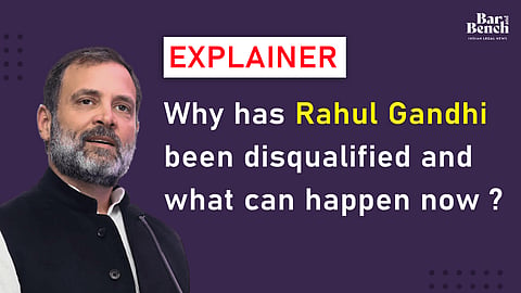 Rahul Gandhi disqualification
