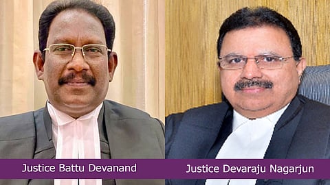 Justice Battu Devanand and Justice Devaraju Nagarjun