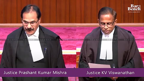 Justice Prashant Kumar Mishra and Justice KV Viswanathan