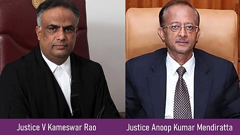Justice V Kameswar Rao and Justice Anoop Kumar Mendiratta