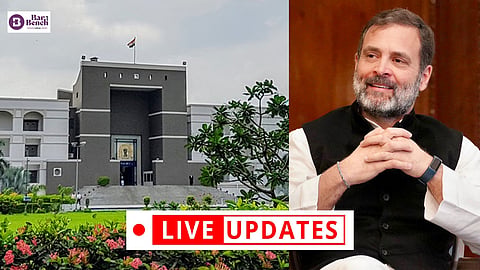 Rahul Gandhi, Gujarat HC with live updates