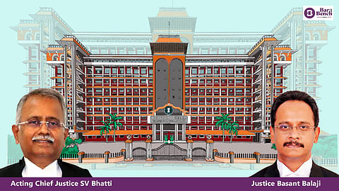 Chief Justice SV Bhatti, Justice Basant Balaji and Kerala HC