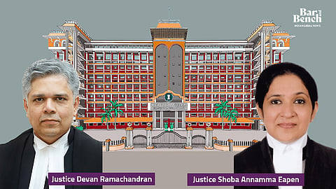  Justice Devan Ramachandran and Justice Shoba Annamma Eapen with Kerala HC