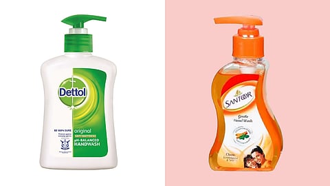 Dettol Handwash and Santoor Handwash