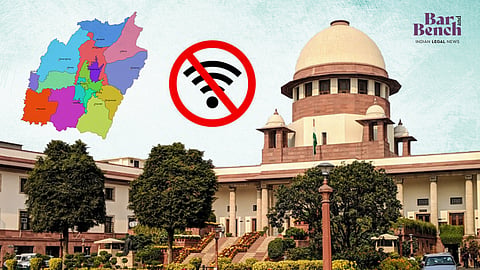 Internet Shutdown, Manipur Map and Supreme Court