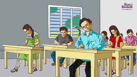 Students  exam