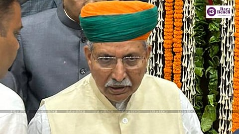 Law minister Arjun Ram Meghwal