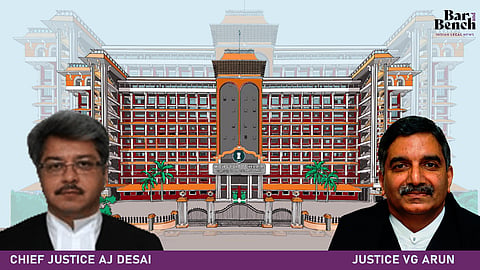 Chief Justice AJ Desai, Justice VG Arun and Kerala HC 