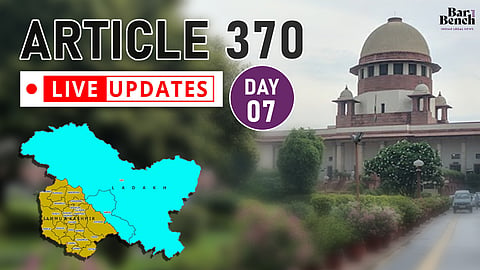 Article 370 Day 7 live