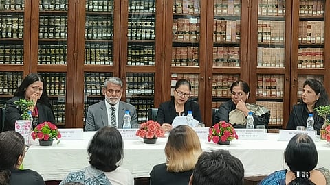 Justices Suresh Kumar Kait and Neena Bansal Krishna at Delhi High Court Women Lawyers Forum